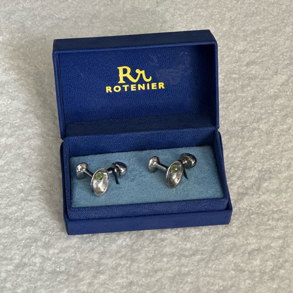Silver Martini Cufflinks